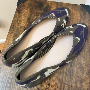 Kelly & Katie Camouflage Patterned Flats